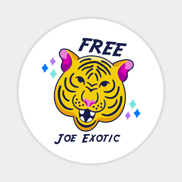 Fool Free Joe Exotic Shirt Magnet by FoolDesign